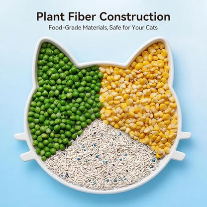 Meowant Mixed Cat Litter, 5-in-1 Natural Bentonite Tofu Clumping Cat Litter