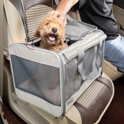 GAPZER Pet Carrier for Large Cat Soft-Sided Animal Traveling Bag up to 20lb