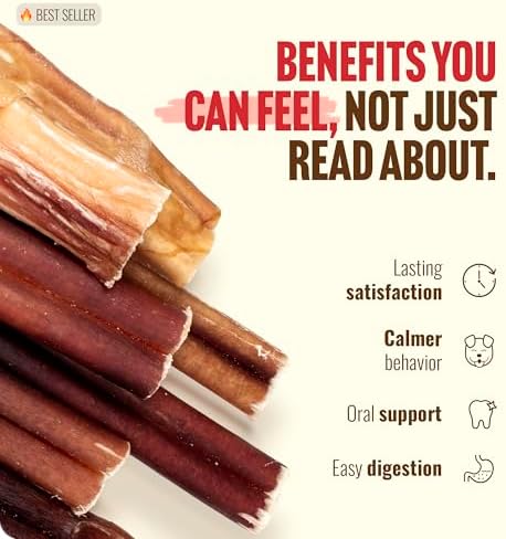 Natural Farm 2-3 Inch Bully Sticks for Small Dogs & Puppies, 1 lb