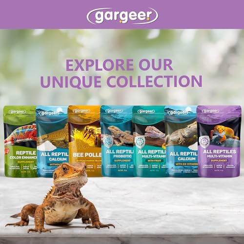 Gargeer 4oz All Reptile & Amphibian Multi-Vitamin Powder. Made in USA