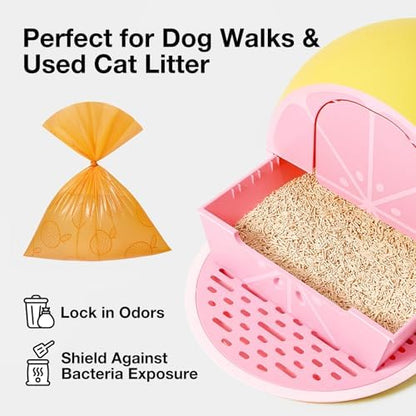 VETRESKA Citrus Scented Dog Poop Bags, 540 Counts, Leak Proof