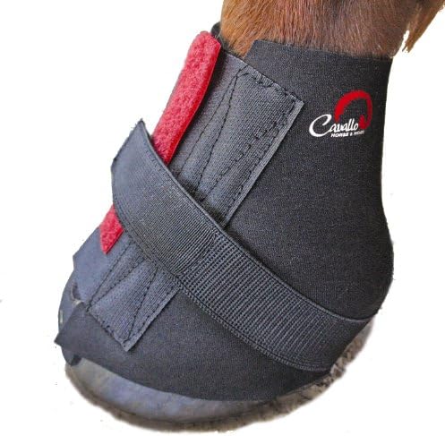 Cavallo Pastern Wrap for Horse Hoof Boot, Medium, Black