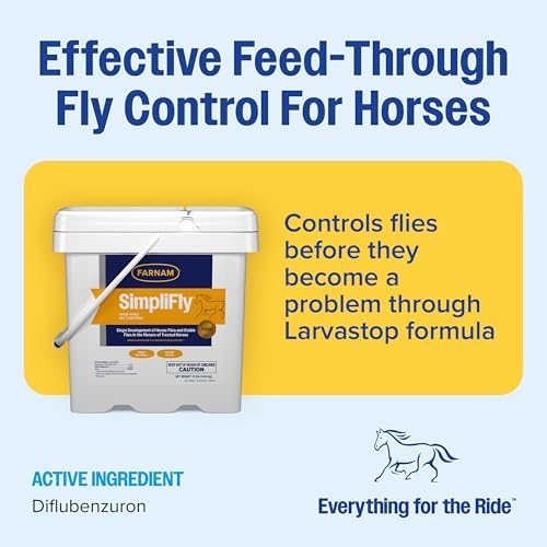 Farnam SimpliFly Feed-Thur Fly Control for Horses, 10 lb, 160 Day Supply