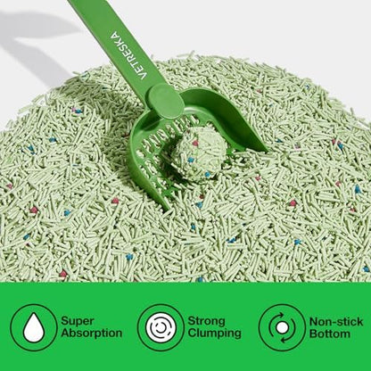 VETRESKA Tofu Cat Litter, Odor Control, Greentea 5.5lb×2bags