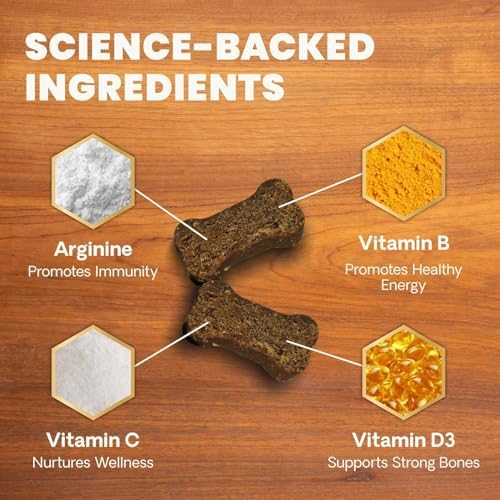 VetriScience Senior 27+ Multivitamin for Senior Dogs, Veggie, 60 Count