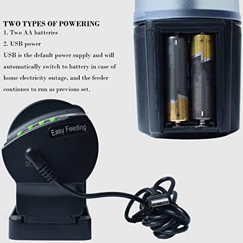 DXOPHIEX WiFi Fish Feeder Automatic Fish Feeder Automatic Dispenser