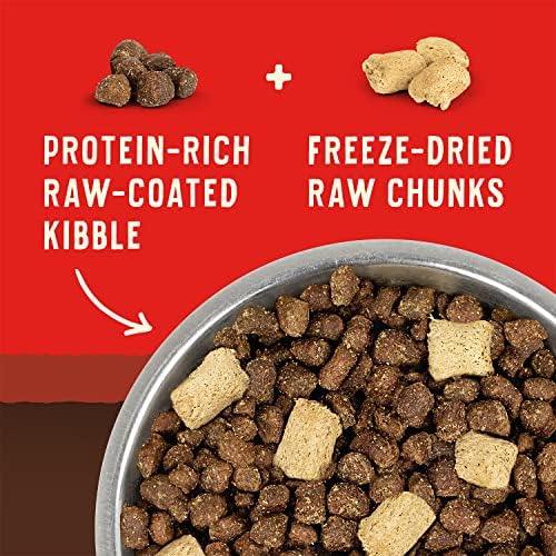 Stella & Chewy's Wild Red Dry Dog Food Raw Blend High Protein Grain & Legume Free Red Meat Recipe, 3.5 lb. Bag (Pack of 2)