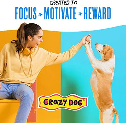 Crazy Dog Train-Me! Training Treats 16 oz. Bag, Chicken Flavor, with 400 Treats per Bag, Recommended by Dog Trainers