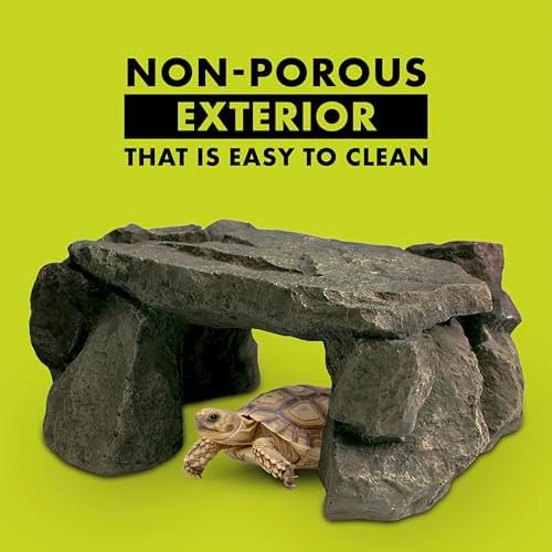 Zilla Shale Rock Den, Naturalistic Reptile Rock Décor, Medium