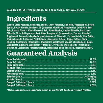 Nutro Limited Ingredient Diet Dry Dog Food, Salmon & Lentils, 22 lb