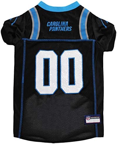Pets First NFL NFC South Mesh Jersey for Dogs, Medium, Carolina Panthers