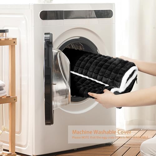 Orthopedic Large Dog Bed Pillow Pet Sofa Bed 42''X28'' Black