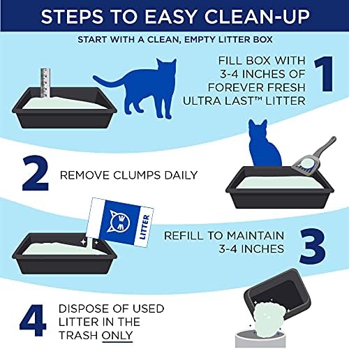 ARM & Hammer Ultra Last Clumping Cat Litter, Unscented, MultiCat, 18 Lbs