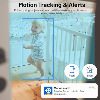GALAYOU Indoor Camera, Pet Camera for Home Security in 2K, 2.4GHz WiFi, G2