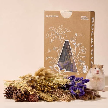 BUCATSTATE 90PCS Natural Hamster Bedding