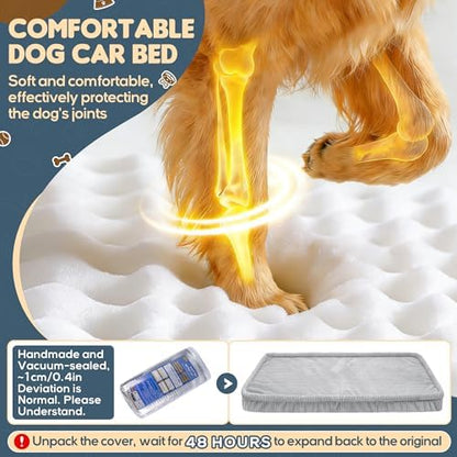 Loiion Dog Car Bed, Non-Slip Backseat Extender Pet Mat 56"x28.7"x2"