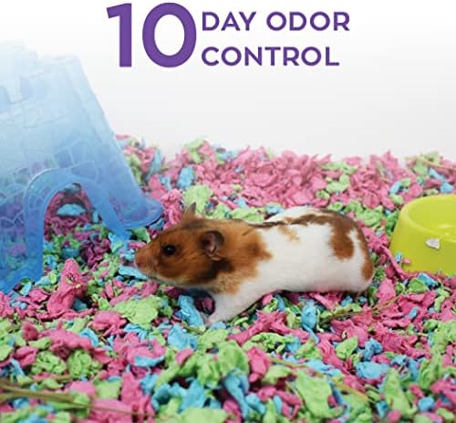 carefresh 99% Dust-Free Tutti Frutti Natural Paper Small Pet Bedding with Odor Control, 23 L