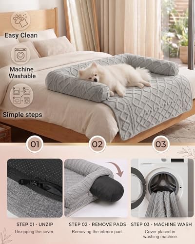 Calming Dog Bed/Mat for Couch,Luxury Dog Couch Bed Sofa Furniture Protector