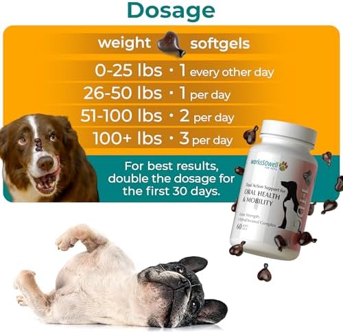 1-TDC Dual Action Joint & Gum Support Soft Gels for Dogs & Cats - 60 ct