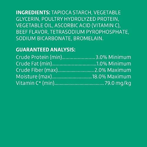 Wonder Bound Beef Flavor Dental Sticks for Large Dogs (Over 30 lbs), 6-Ridge Shape for Plaque & Tartar Control, Freshens Breath, Formulated with Vitamin C, 40 Count (Pack of 2)