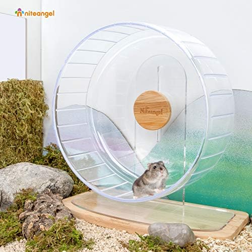 Niteangel Super-Silent Hamster Exercise Wheels: Quiet 11 inch Running Wheel