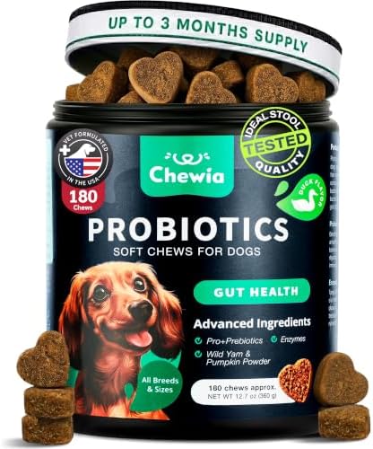 Probiotics for Dogs Gut & Digestive Health, Itchy Skin & Yeast Support