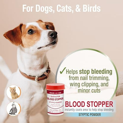 Four Paws Healthy Promise Quick-Action Blood Stopper Styptic Powder, 0.5 oz