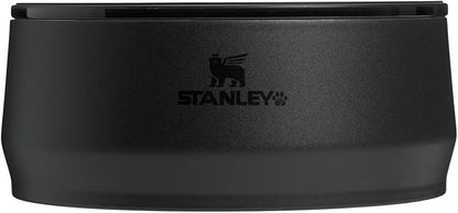 STANLEY Pet Bowl | 3-Cup (24 oz) Insulated Stainless Steel Dog & Cat Bowl | Splash-Resistant Lid | Dishwasher Safe | BPA-Free | Black 2.0