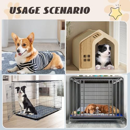 YedsIntu 6 Pcs Washable Guinea Pig Blankets Absorbent Small Animal Fleece Bedding Cage Liners Reusable Pet Pee Pad Sleep Mat Pad Cover for Hamster Ferret Rabbit Chinchilla Hedgehog (24" x 47")