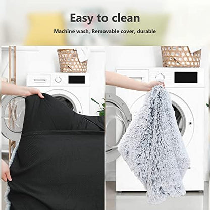 XXL Dog Bed Washable, Waterproof Large Crate Pad 48", Jumbo Plush Pet Mats