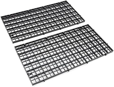 Aquarium Fish Tank Bottom Isolation 4 Pcs, Plastic Egg Crate