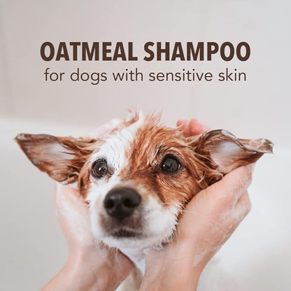Sergeant’s Fur-So-Fresh Oatmeal Dog Grooming Shampoo for Sensitive Skin, Milk and Honey Scent, Dog Bath Product, 18oz