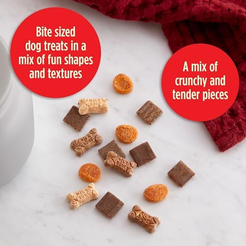 Milk-Bone Trail Mix, Crunchy & Chewy Dog Treats, 6 Bags