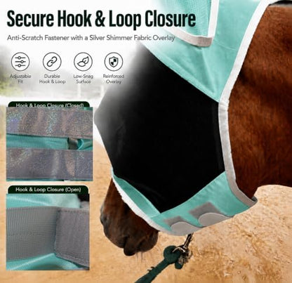 Horse Fly Mask for Horses with Ears