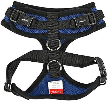 Puppia Authentic RiteFit Harness with Adjustable Neck, X-Large, Royal Blue