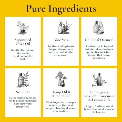 J.R.LIGGETT'S Dog Shampoo Bar for Dogs with Sensitive Skin 3.5 oz