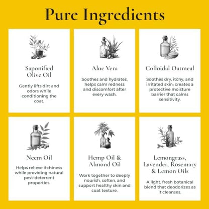 J.R.LIGGETT'S Dog Shampoo Bar for Dogs with Sensitive Skin 3.5 oz