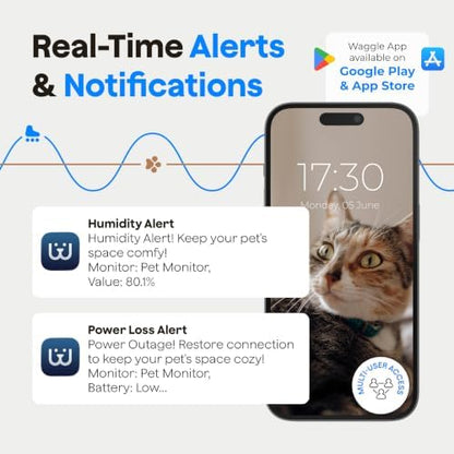 Waggle RV Pet Temperature Monitor, 4G Cellular, No WiFi Required