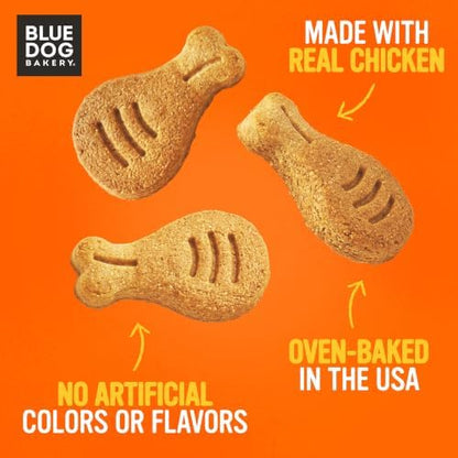 Blue Dog Bakery, More Crunch Chicken Biscuit, Medium Dog Treats 14oz 1pk