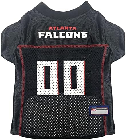 Pets First NFL Atlanta Falcons Dog Jersey, Size X-Large, Football Shirt Costume for Pet, Dog Sports T-Shirt, NFL Team Clothing for Cats, Licensed Pet Apparel Available in 7 Sizes and 32 Teams