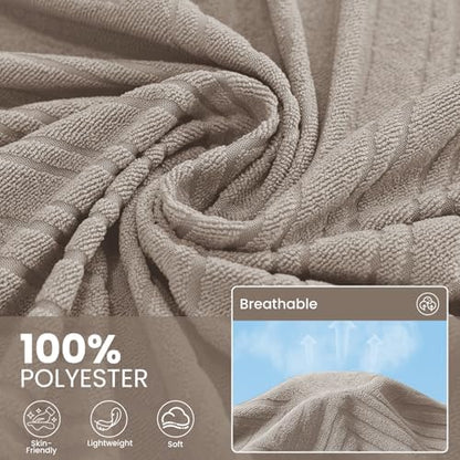 L Shaped Sectional Couch Cover 2 Piece, X-Large, Khaki