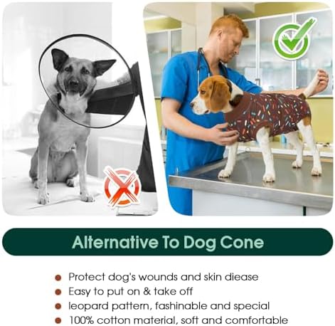 Kuoser Recovery Suit for Dogs After Surgery, Female Dog Onesie for Surgery
