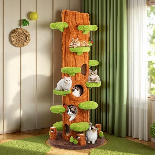 NUNU LAB 90.5 Inch Tall Cat Tree