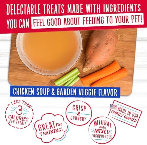 Charlee Bear Original Dog Training Treats, Chicken Soup & Veggie, 16 oz