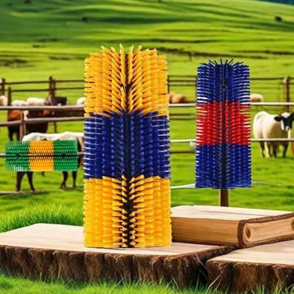 Livestock Scratching Brush Goat Donkey Cow Horse Cattle Itch Scratcher Post