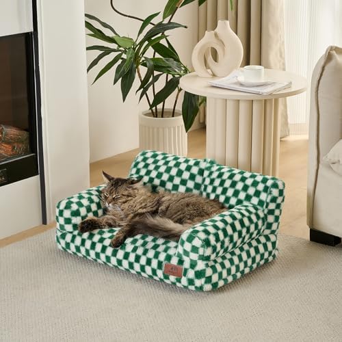 Hollypet Small Dog Large Cat Bed Puppy Couch Beds for Pets up to 25 lbs