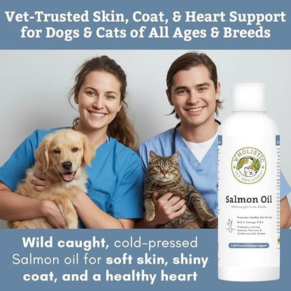 Wild Alaskan Salmon Oil for Dogs and Cats, 8 oz
