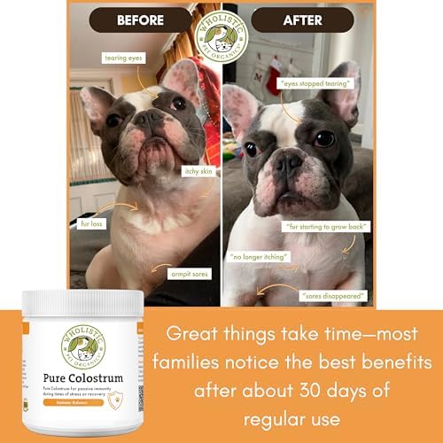 Colostrum for Dogs & Cats, 1 oz, 70 Scoops, Cat & Dog Allergy Relief