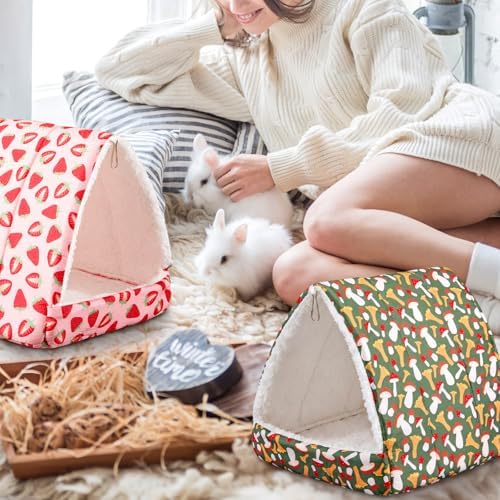 Cinnvoice Guinea Pig Hideout Bed Washable House Cage, Classic, 9.8 in