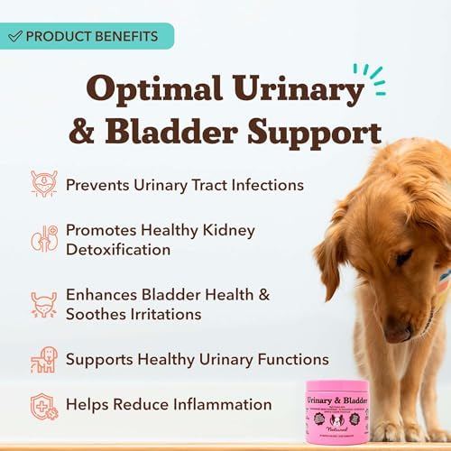 Natural Dog Company Urinary & Bladder Supplement for Dogs – 90 Soft Chews